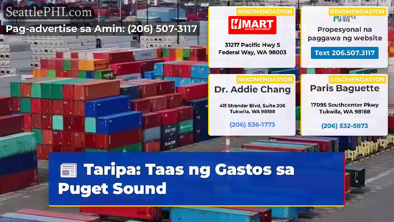Taripa: Taas ng Gastos sa Puget Sound