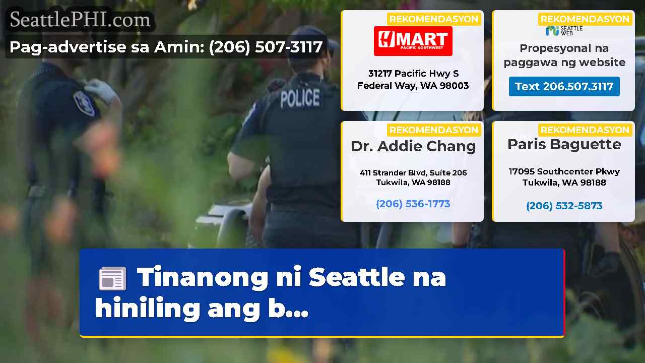 balita sa Seattle SeattlePHI