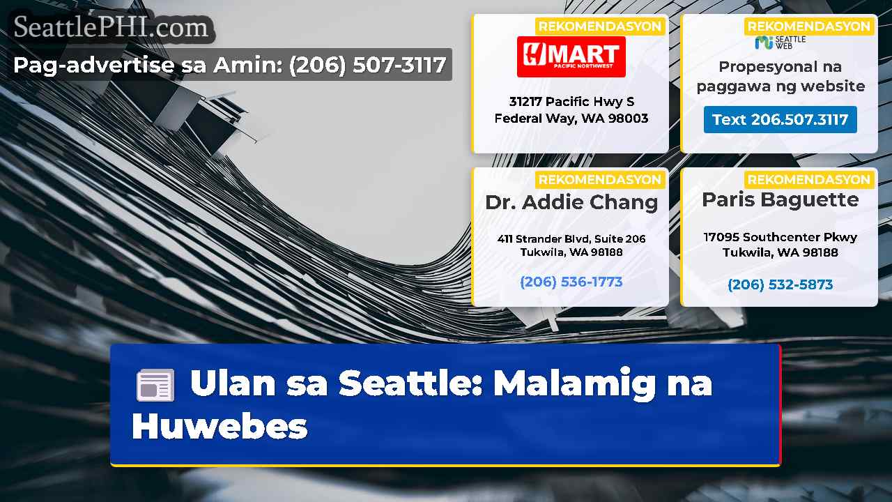 Ulan sa Seattle: Malamig na Huwebes