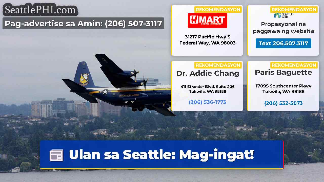 Ulan sa Seattle: Mag-ingat!