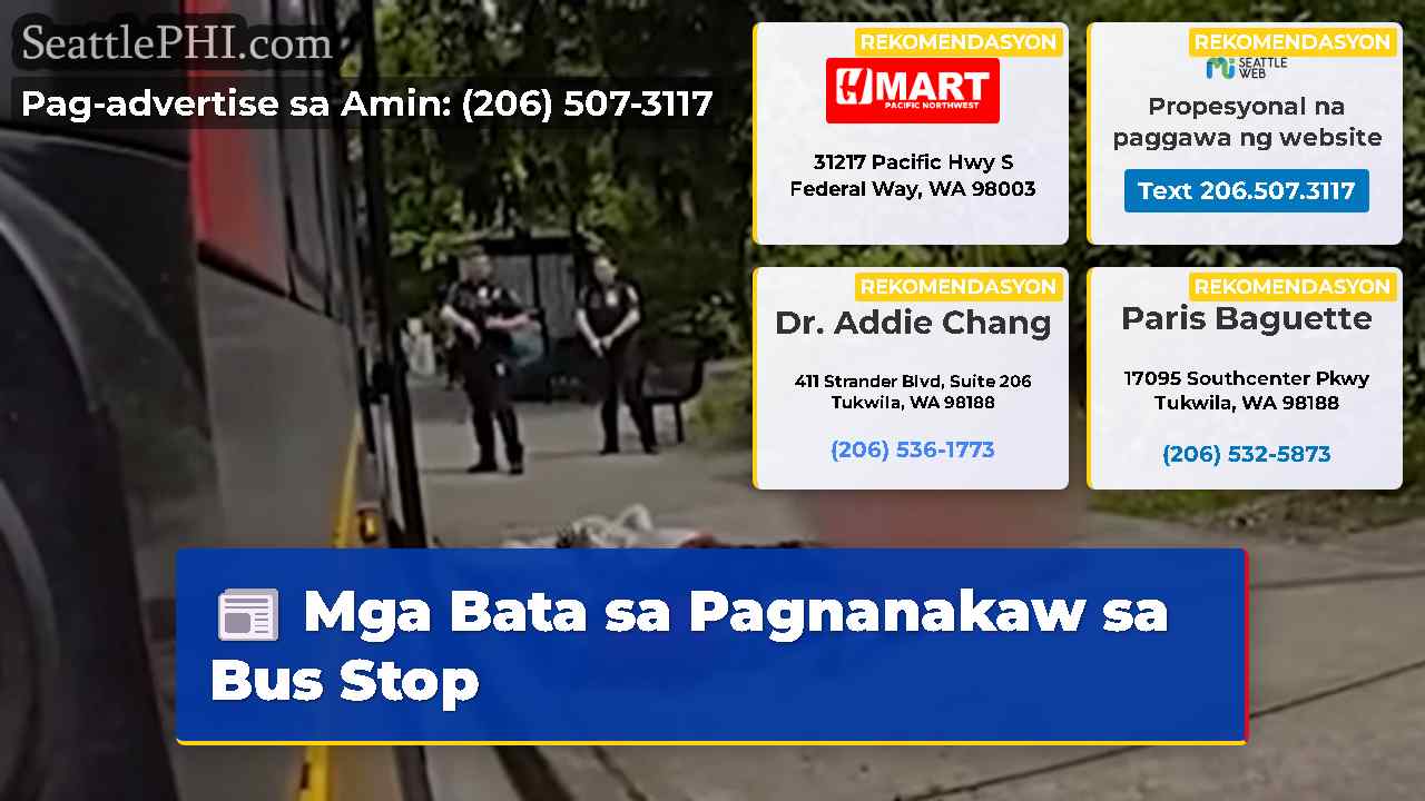 Mga Bata sa Pagnanakaw sa Bus Stop