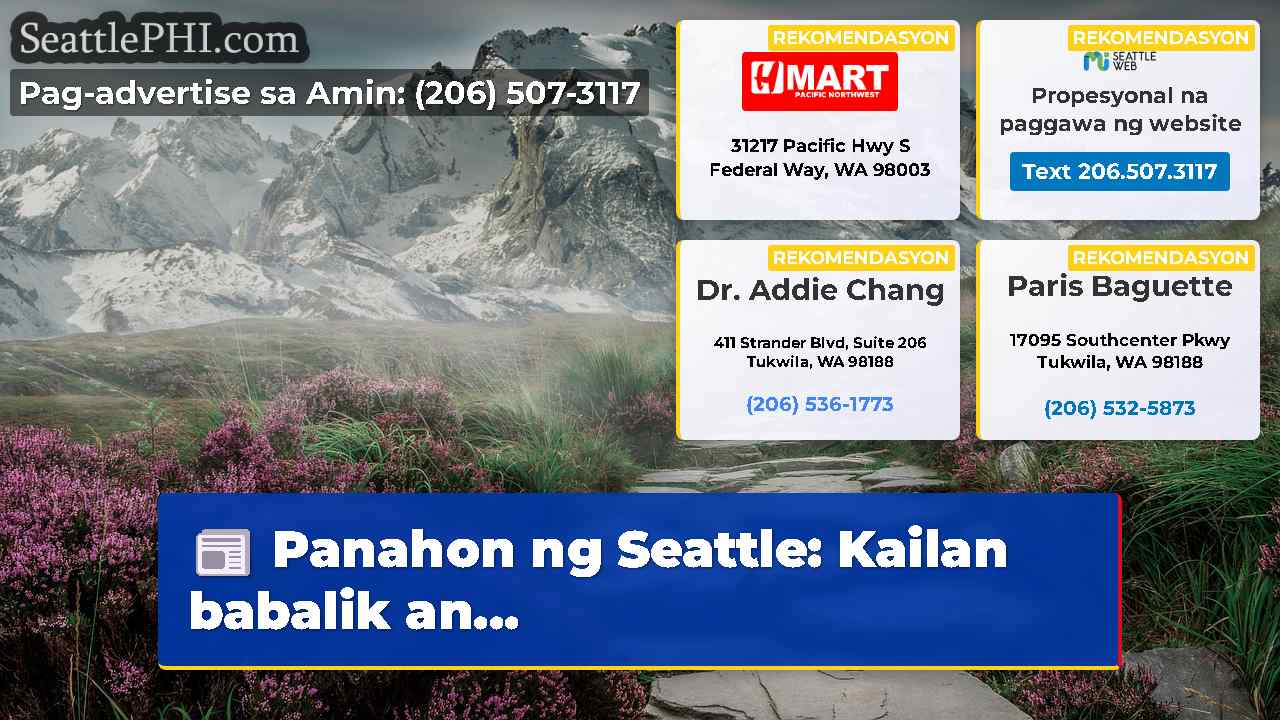 balita sa Seattle SeattlePHI