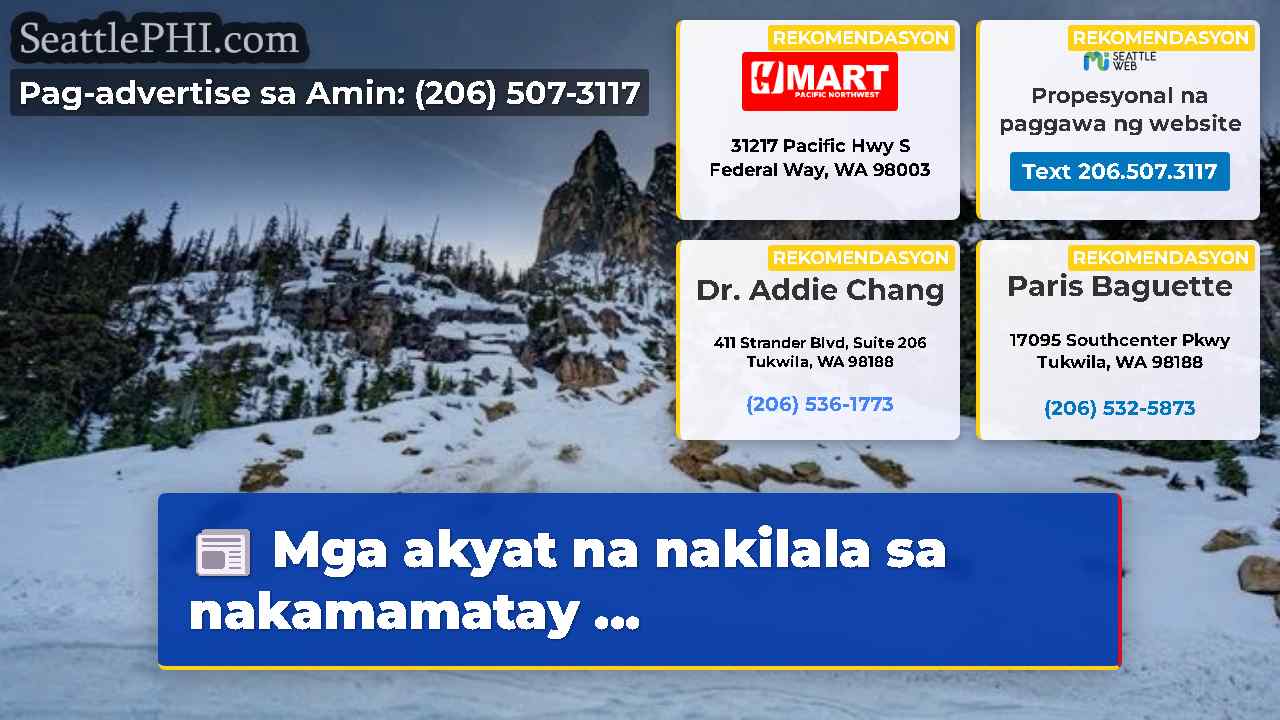 balita sa Seattle SeattlePHI