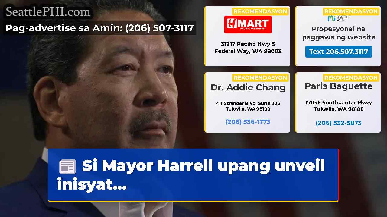 Si Mayor Harrell upang unveil inisyat…