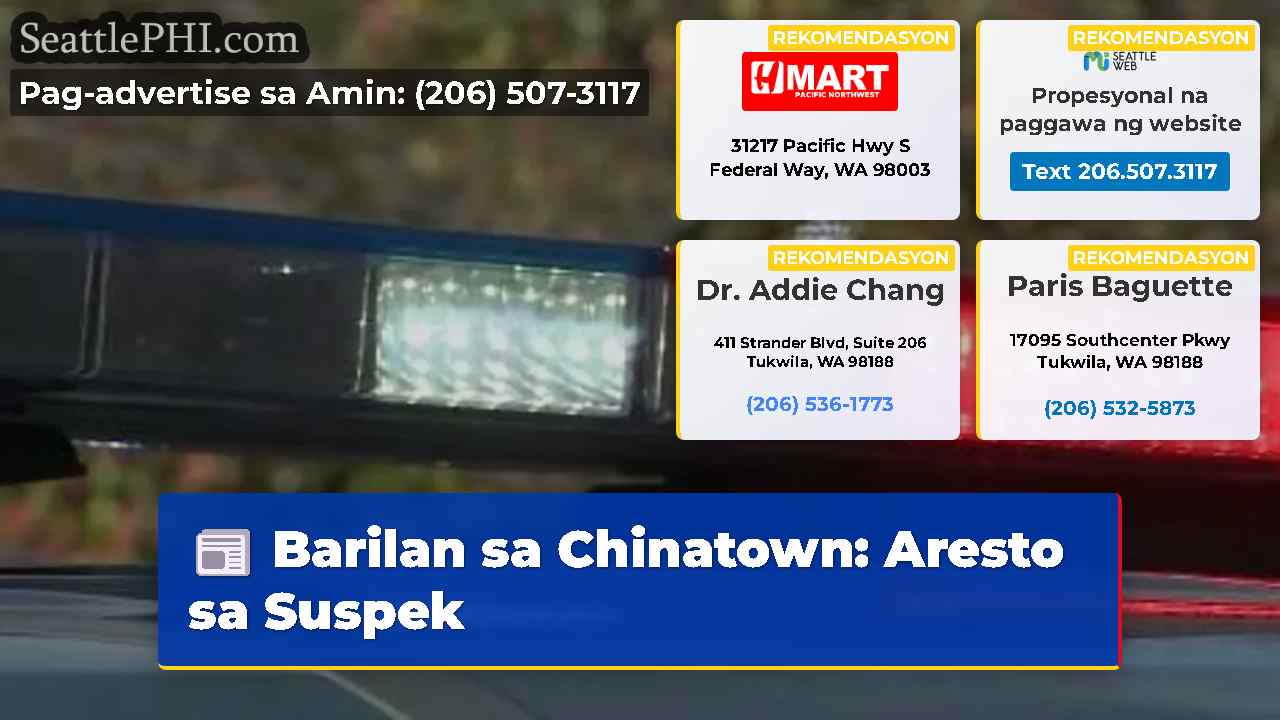 Barilan sa Chinatown: Aresto sa Suspek