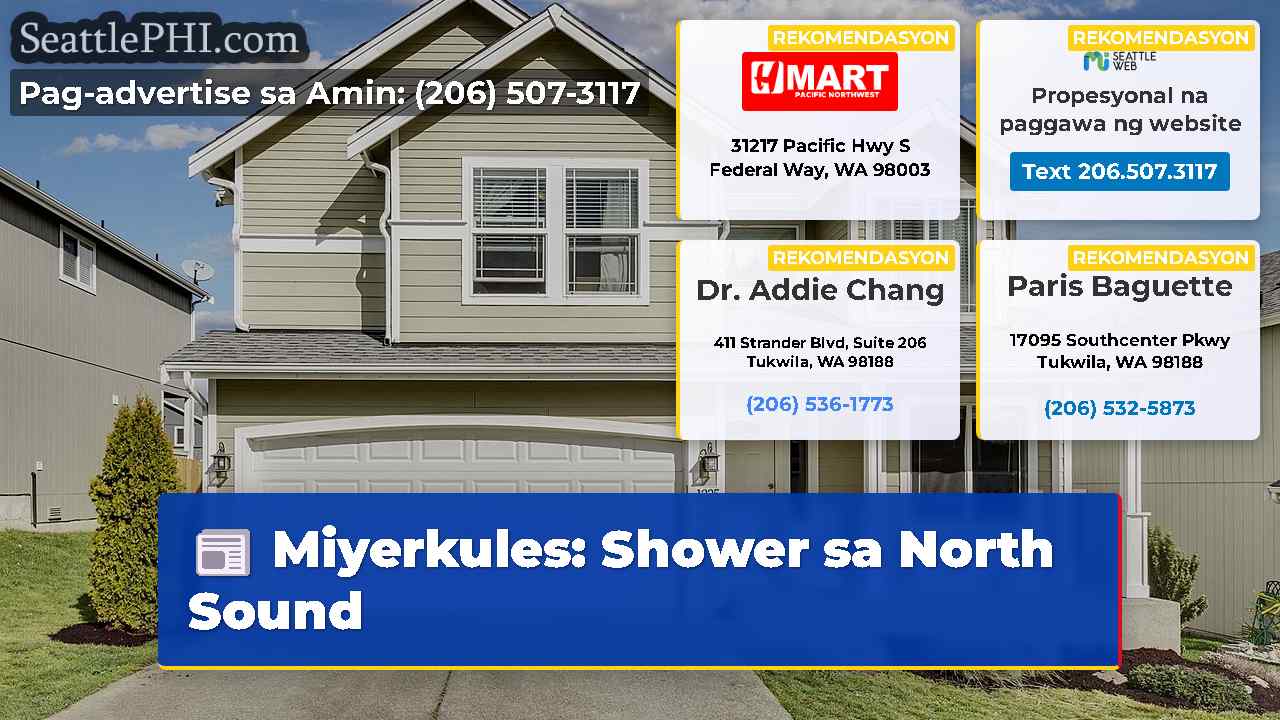 Miyerkules: Shower sa North Sound