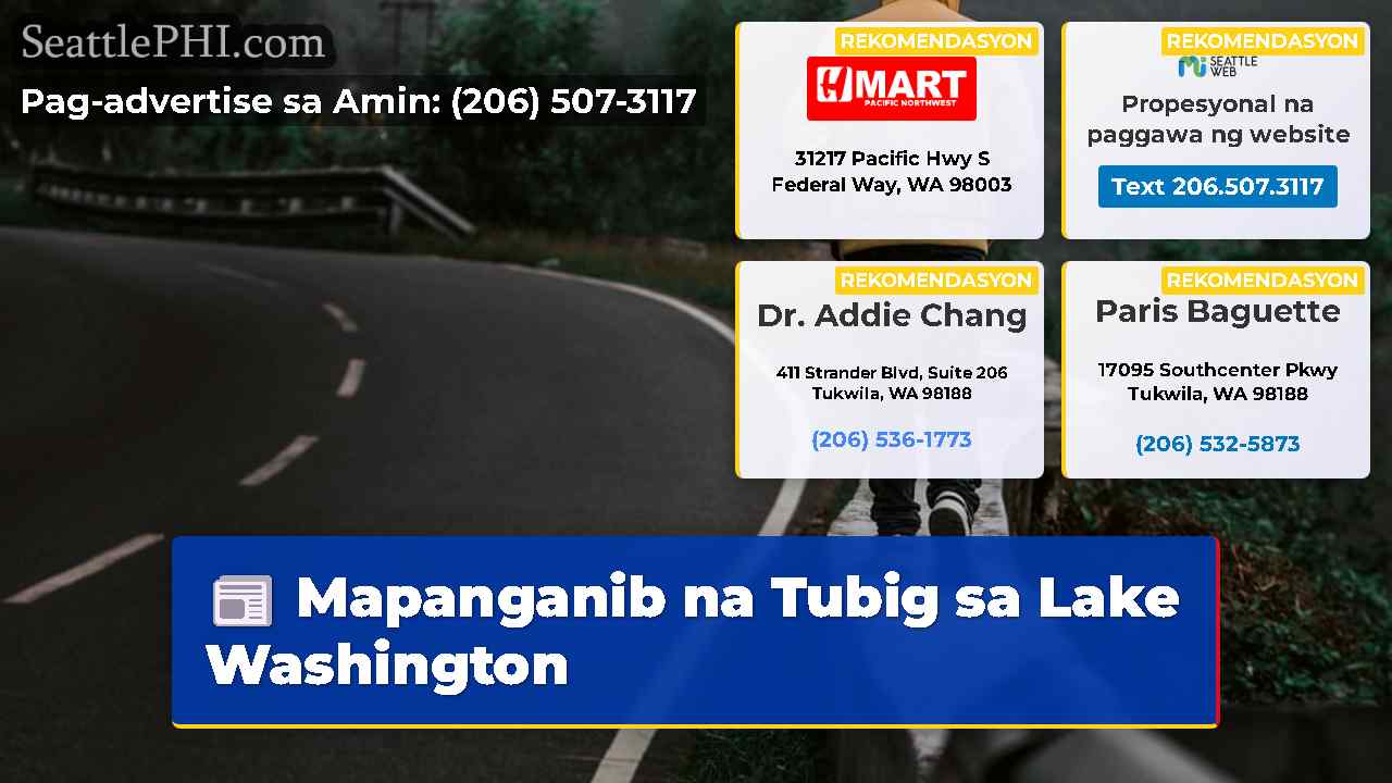 Mapanganib na Tubig sa Lake Washington