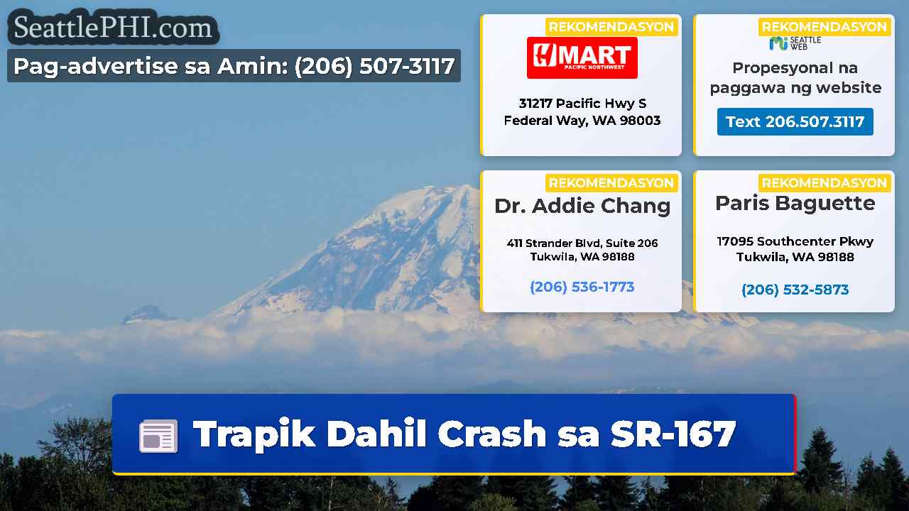 Trapik Dahil Crash sa SR-167