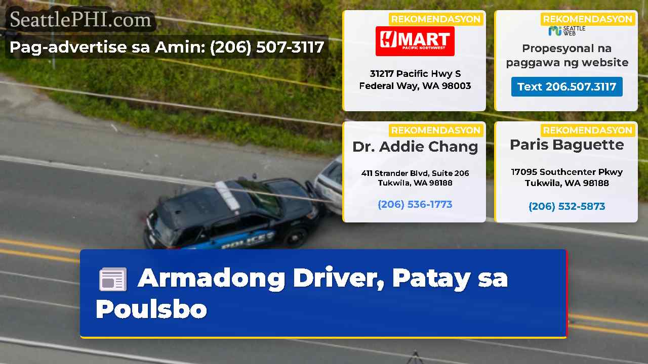 Armadong Driver, Patay sa Poulsbo