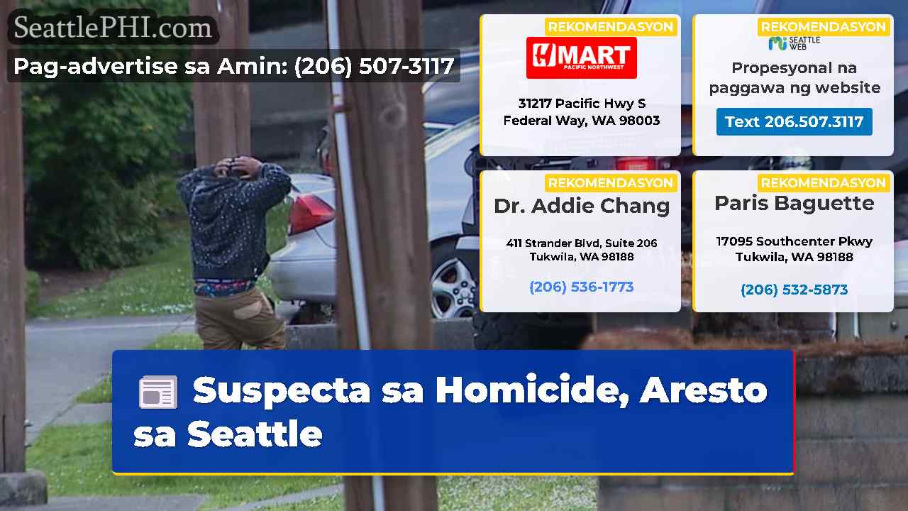 Suspecta sa Homicide, Aresto sa Seattle