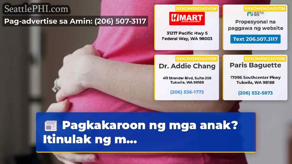 Pagkakaroon ng mga anak?Itinulak ng m...