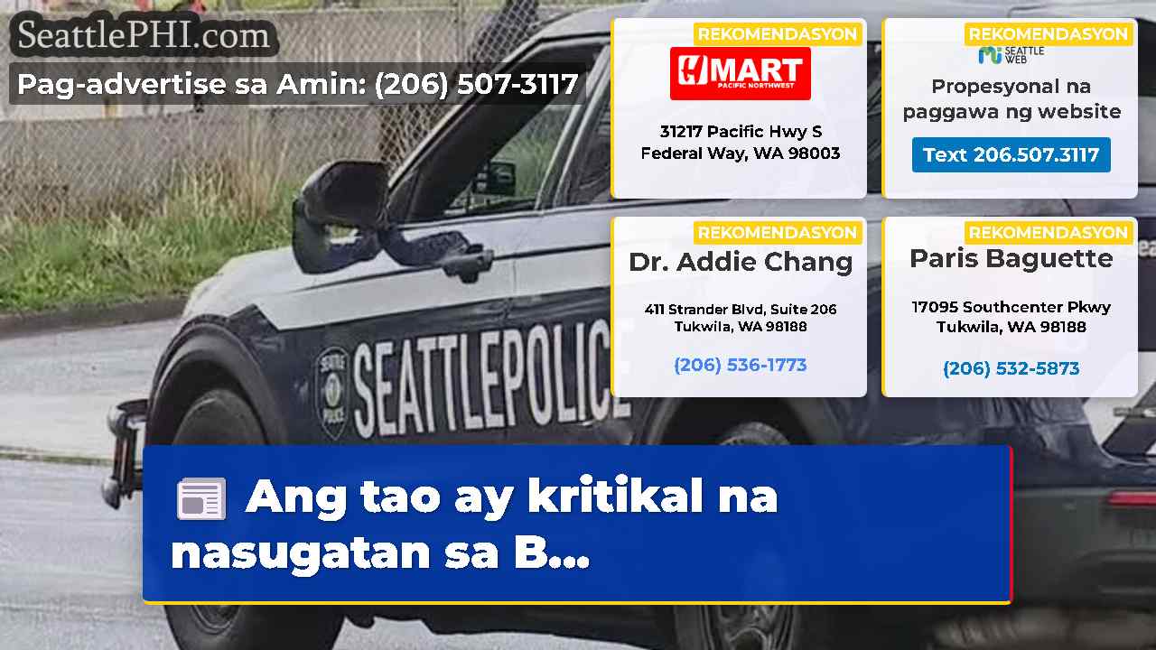 Ang tao ay kritikal na nasugatan sa B...
