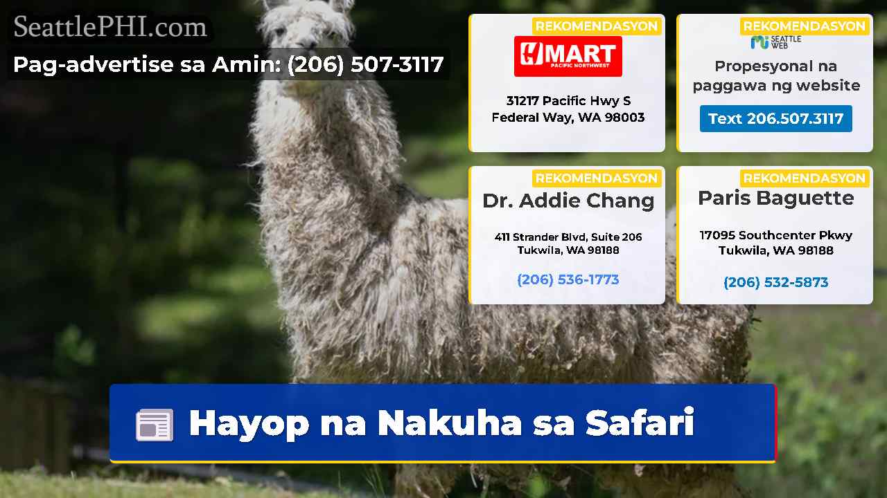 Hayop na Nakuha sa Safari