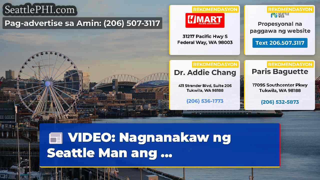 VIDEO: Nagnanakaw ng Seattle Man ang ...