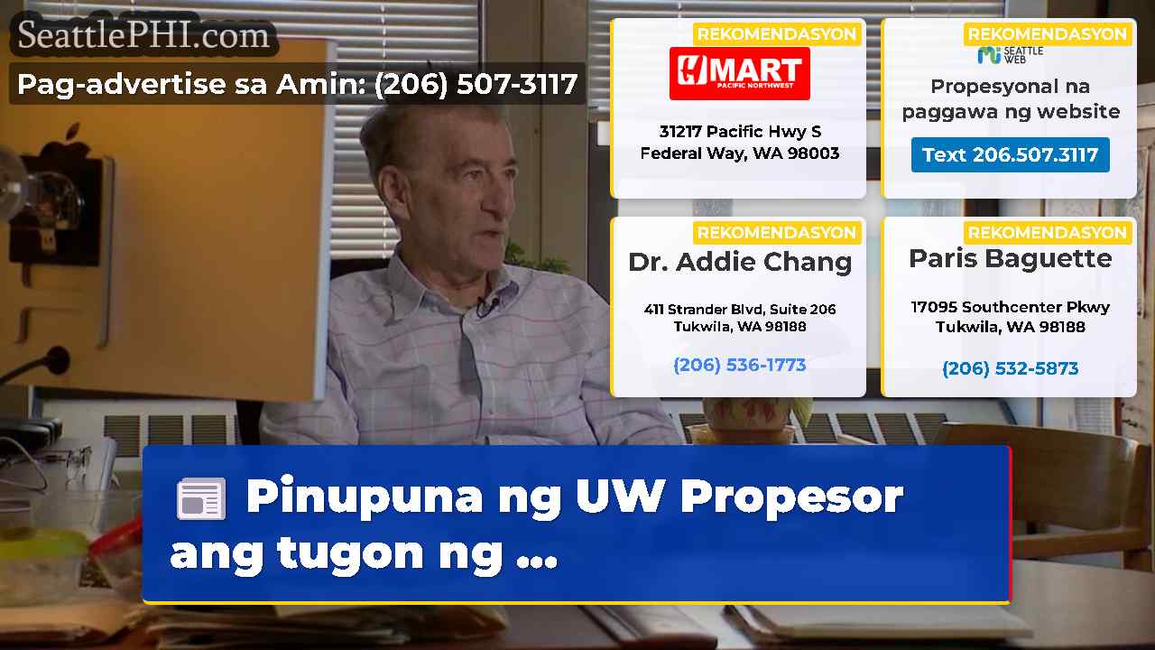 Pinupuna ng UW Propesor ang tugon ng ...