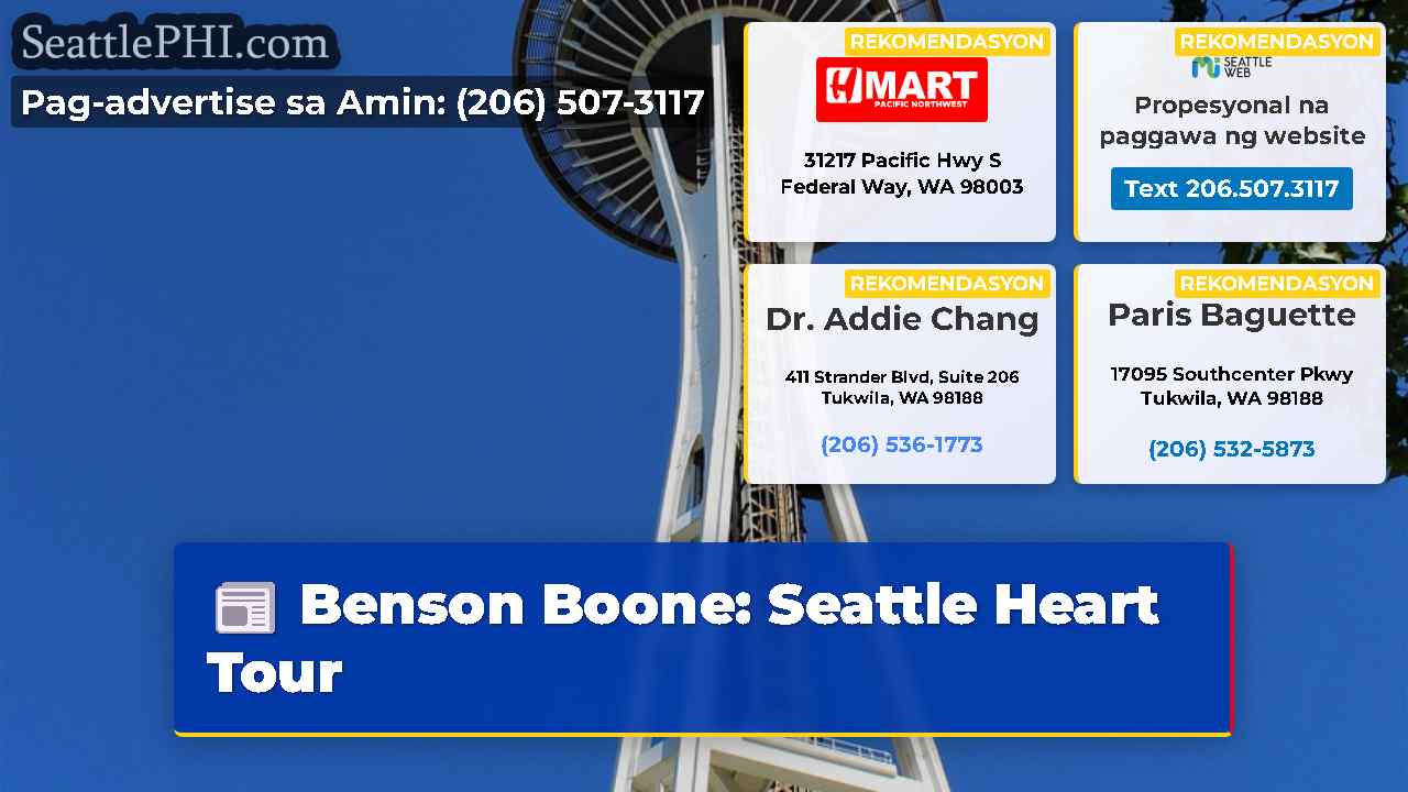 Benson Boone Seattle Heart Tour