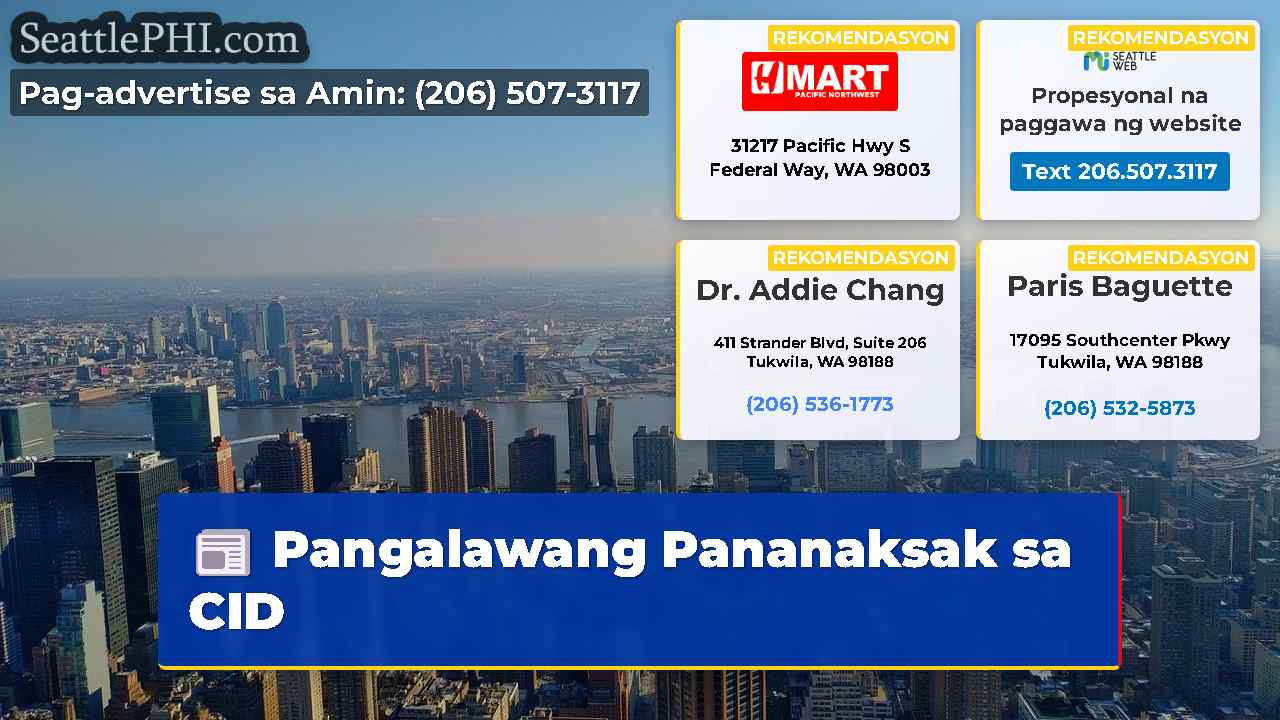 balita sa Seattle SeattlePHI