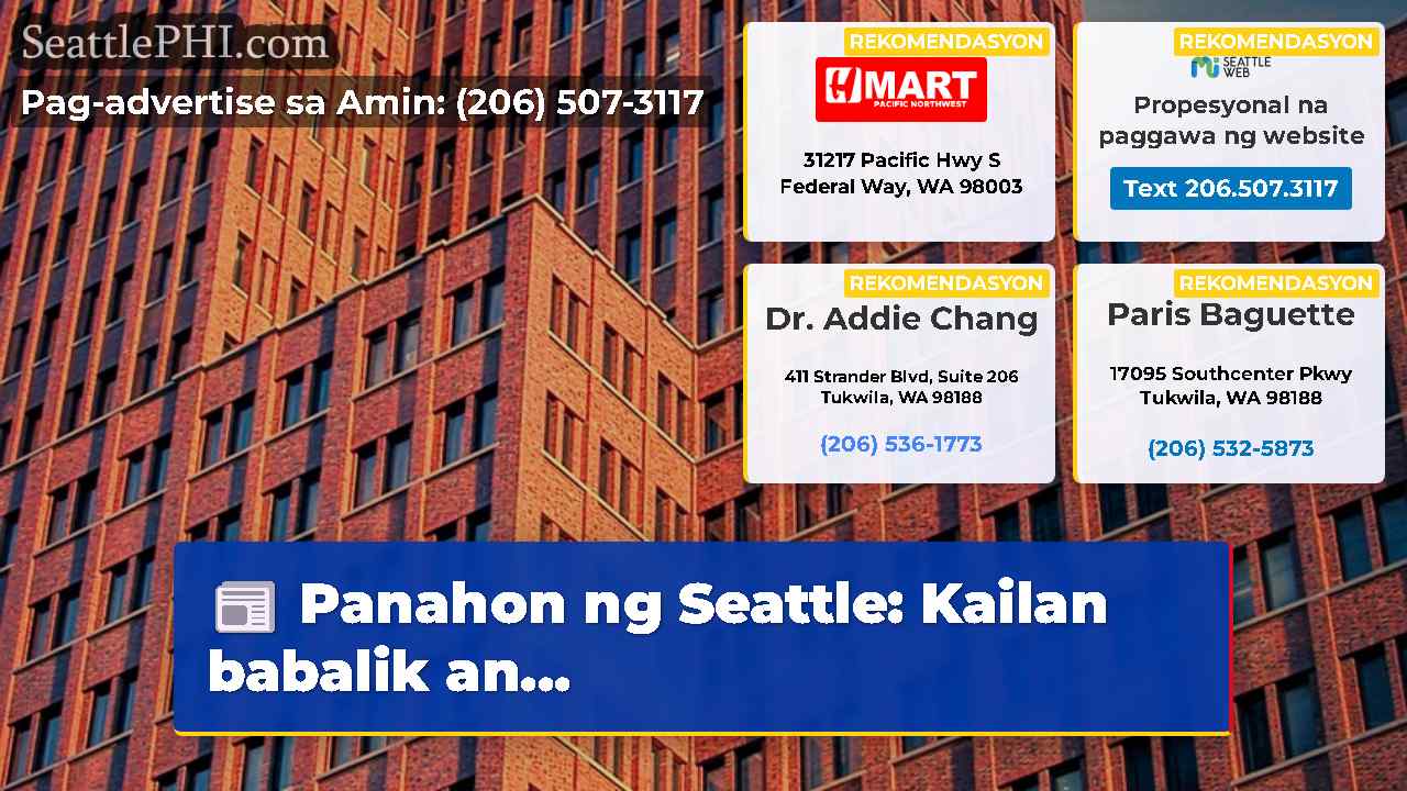 balita sa Seattle SeattlePHI