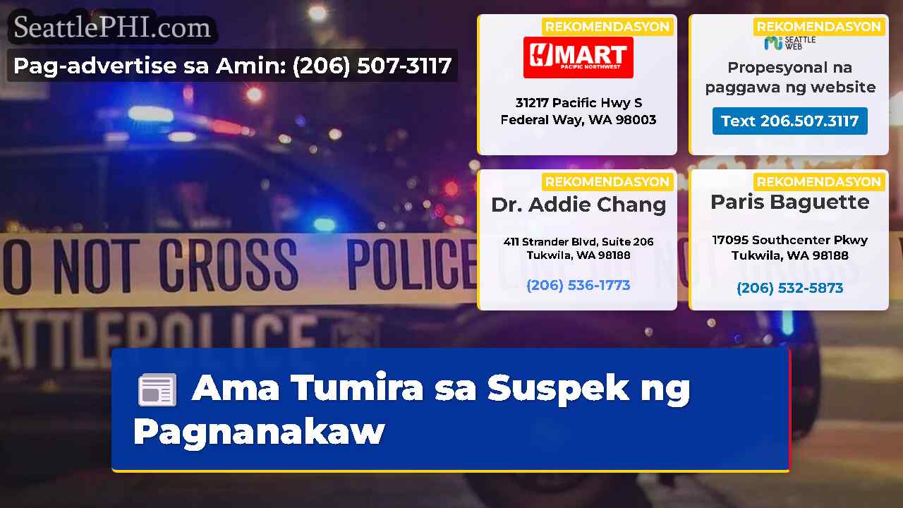 Ama Tumira sa Suspek ng Pagnanakaw