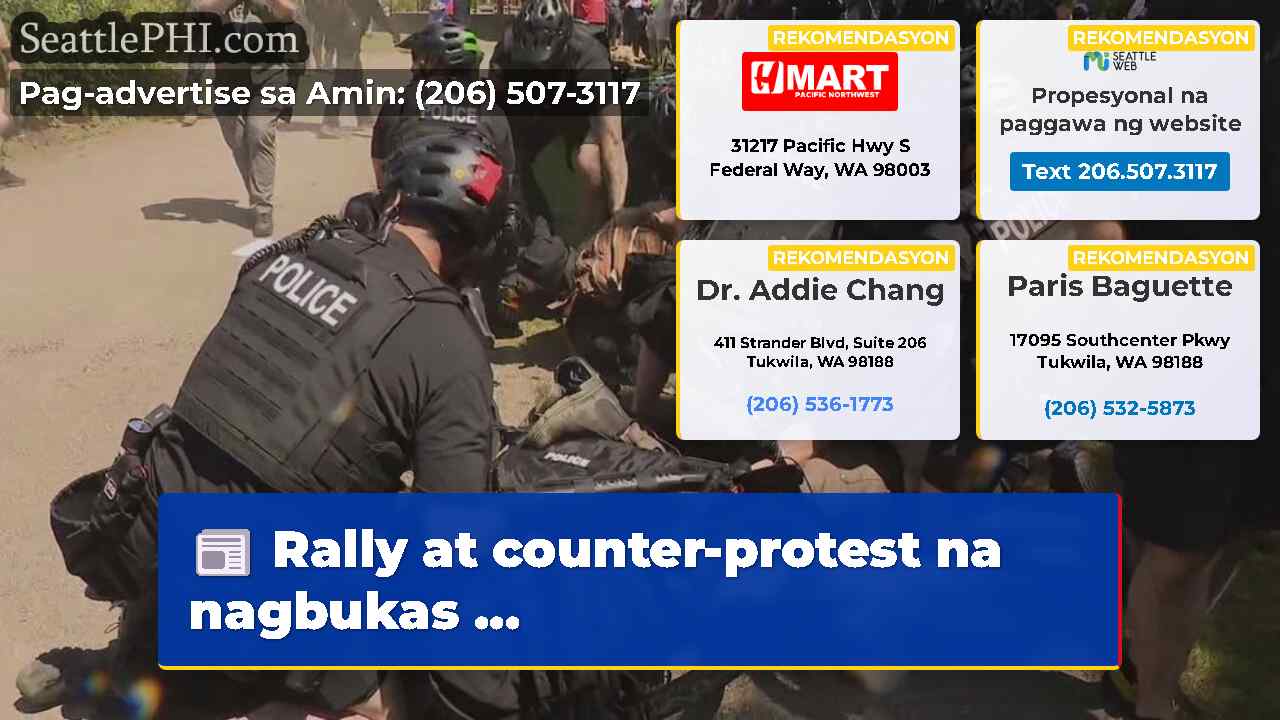 Rally at counter-protest na nagbukas ...
