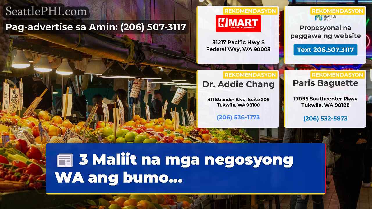 3 Maliit na mga negosyong WA ang bumo...