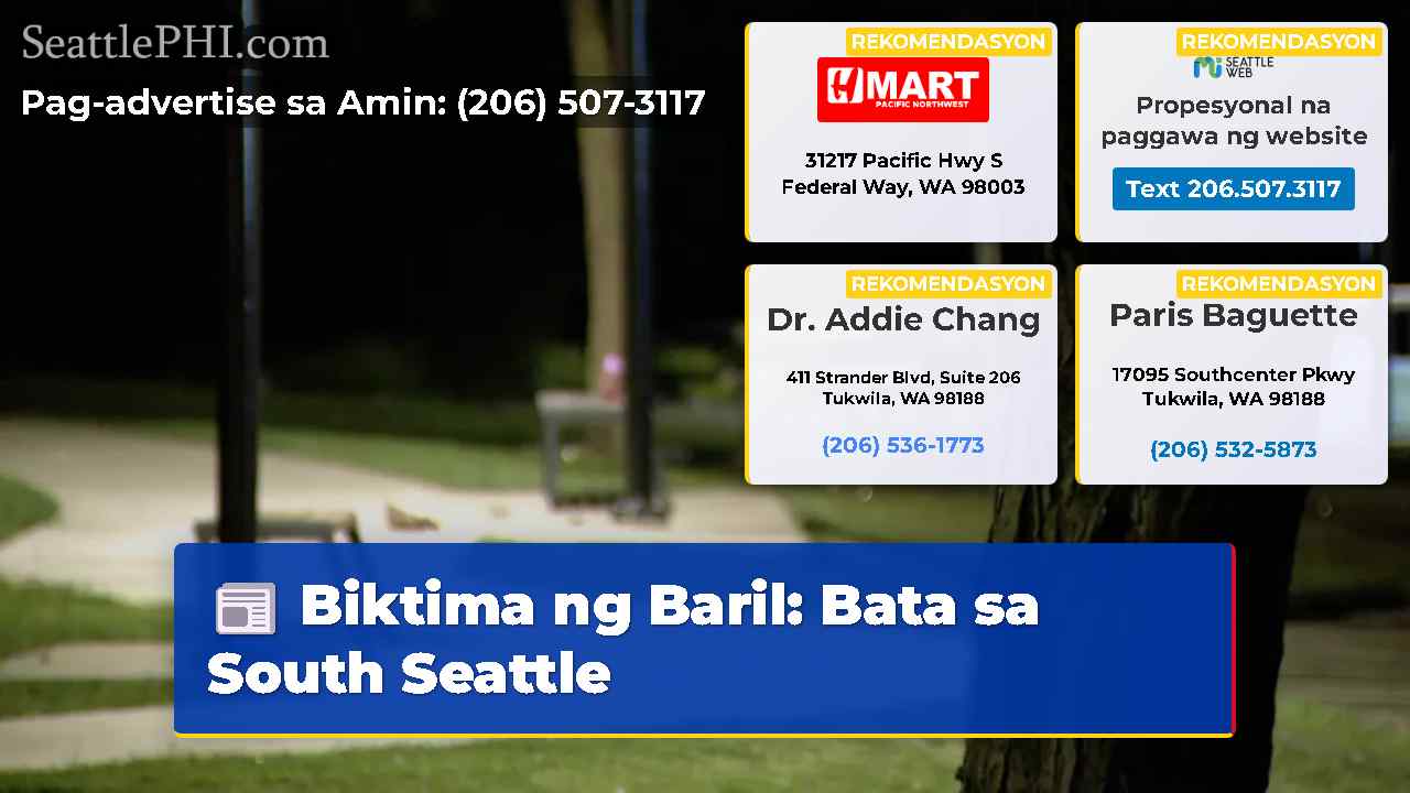 Biktima ng Baril: Bata sa South Seattle