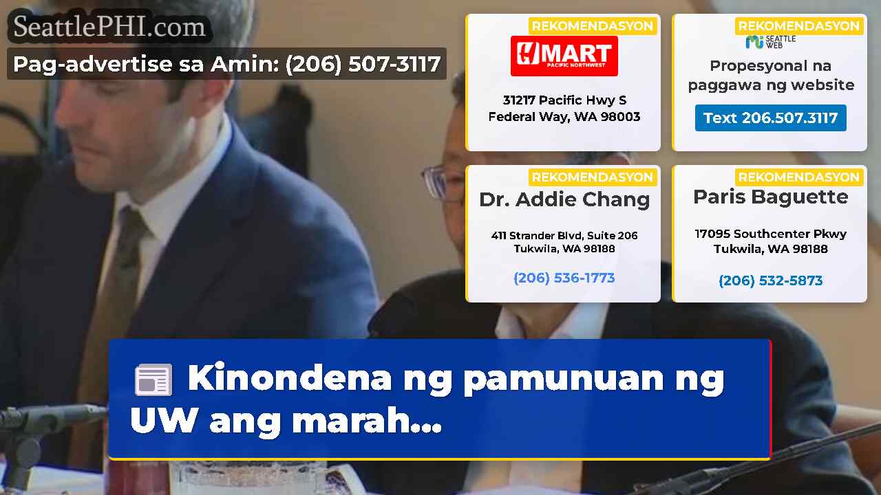 balita sa Seattle SeattlePHI