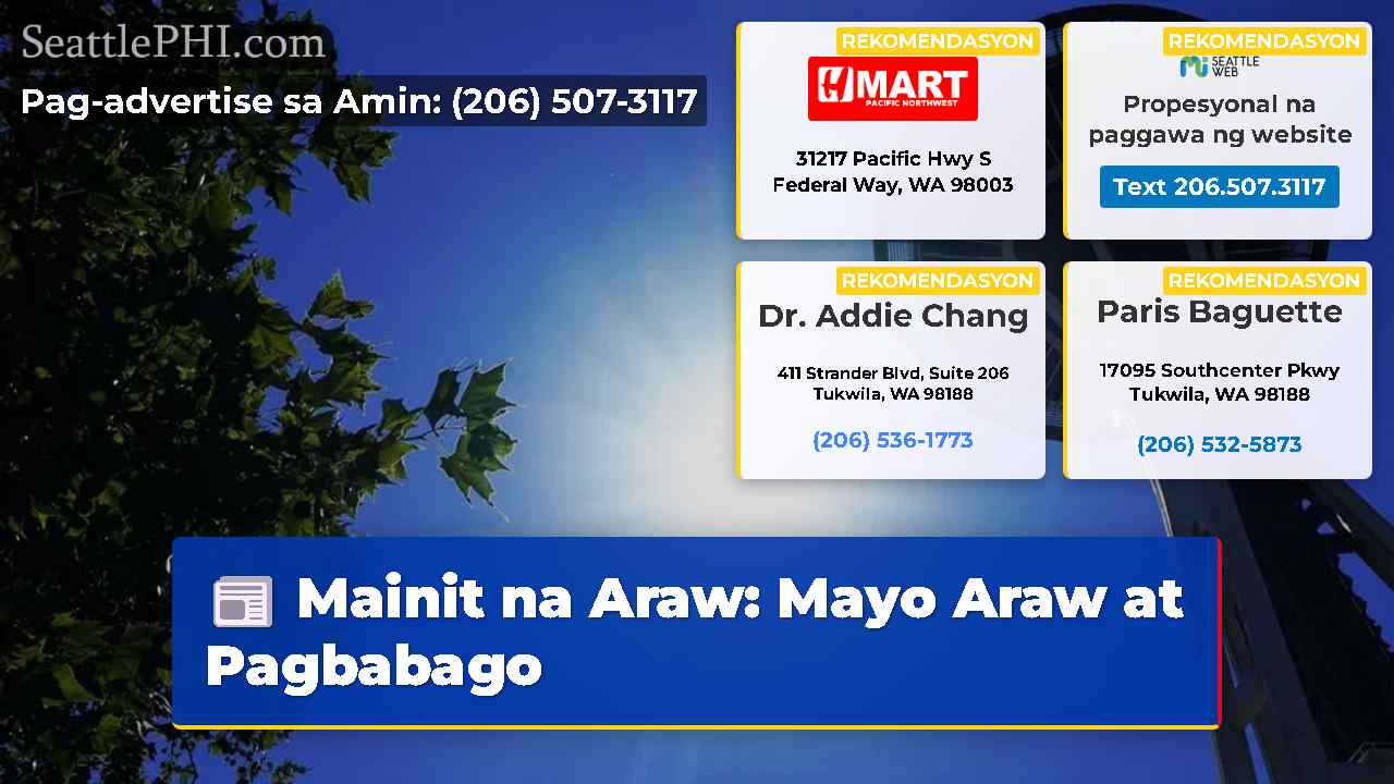 Mainit na Araw: Mayo Araw at Pagbabago