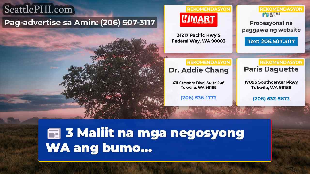 balita sa Seattle SeattlePHI