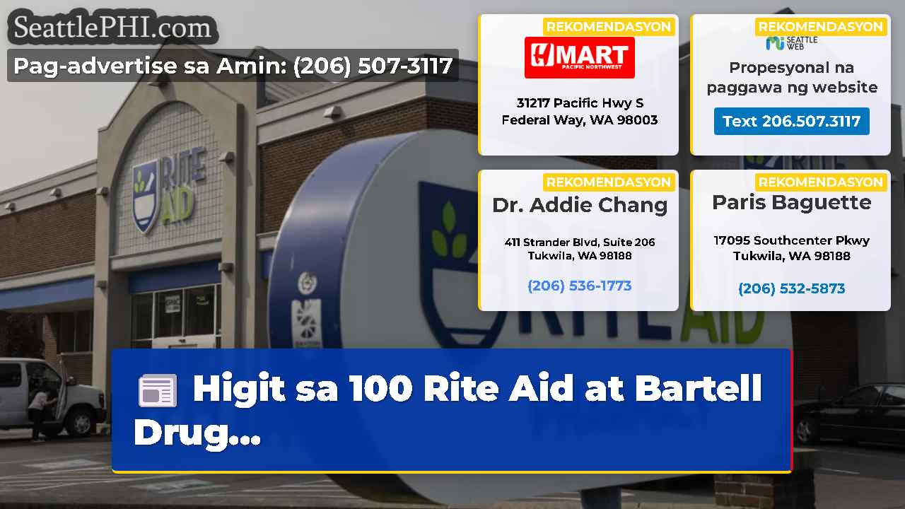 Higit sa 100 Rite Aid at Bartell Drug…