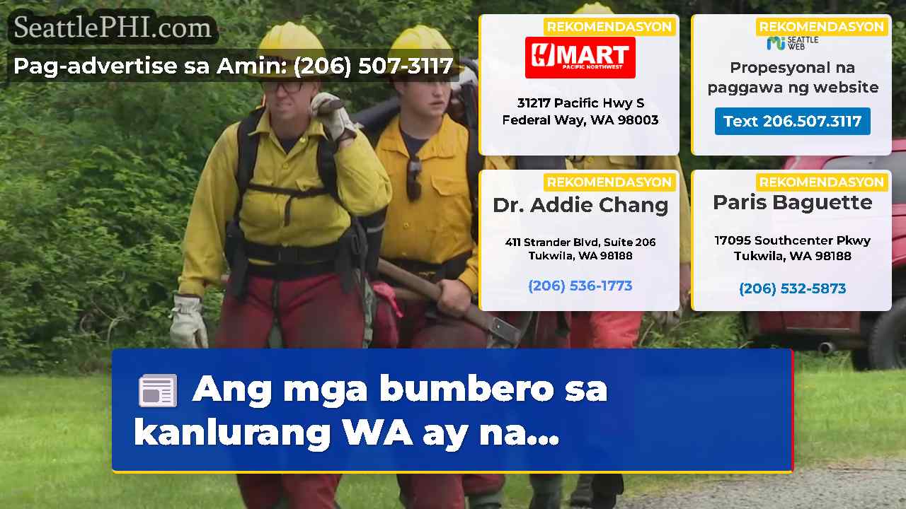 Ang mga bumbero sa kanlurang WA ay na...