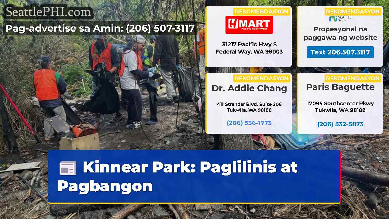 Kinnear Park: Paglilinis at Pagbangon