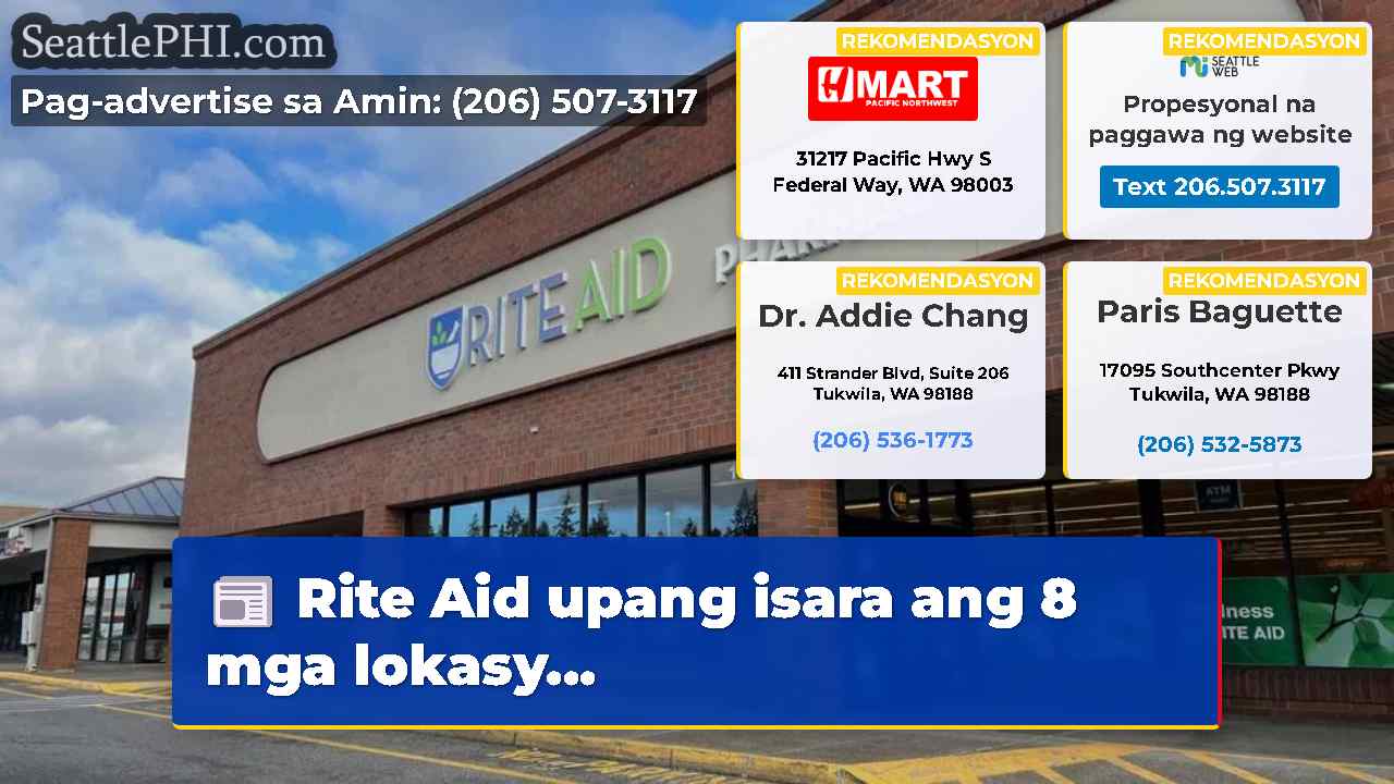 Rite Aid upang isara ang 8 mga lokasy…