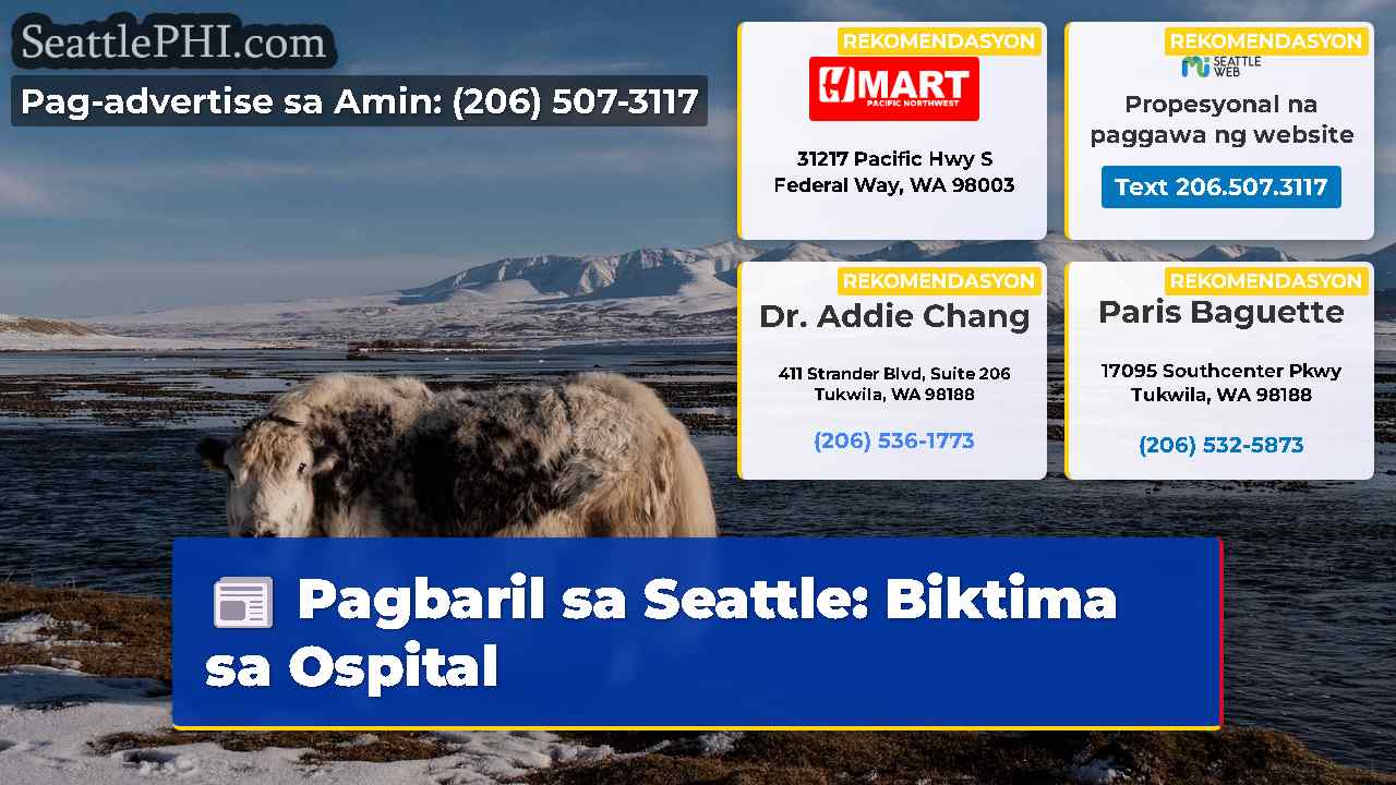Pagbaril sa Seattle Biktima sa Ospital