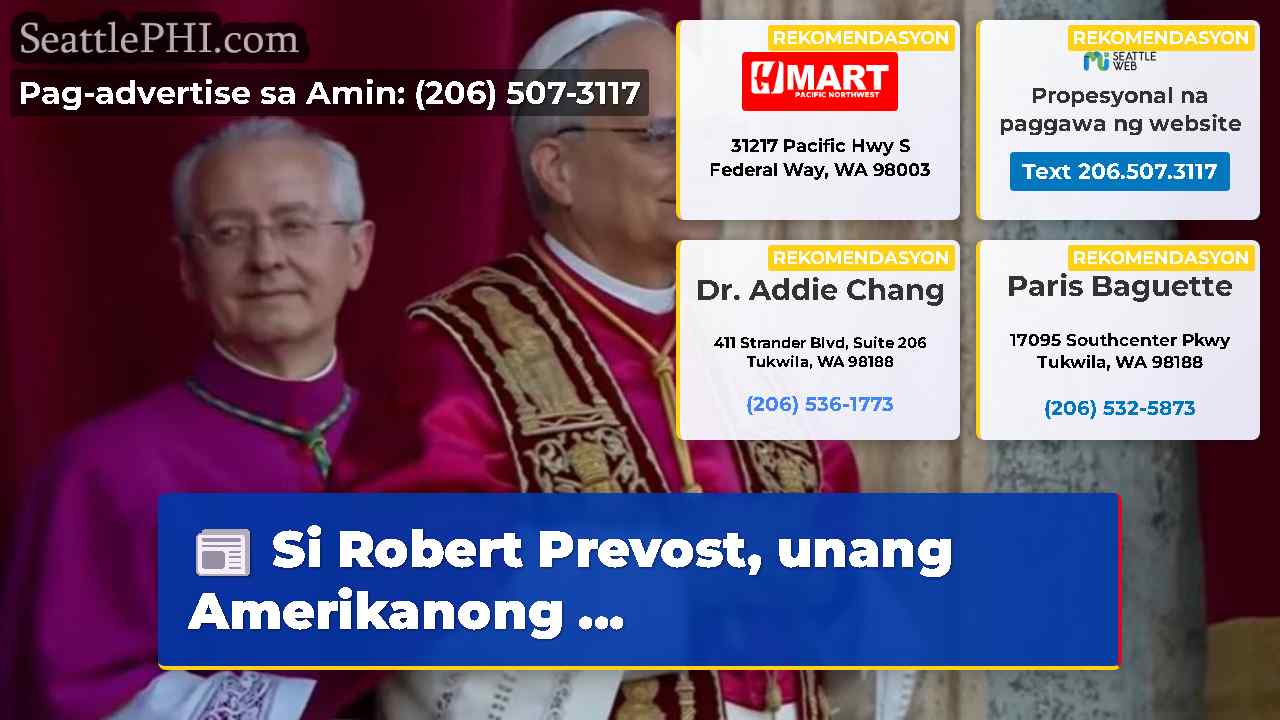Si Robert Prevost, unang Amerikanong ...