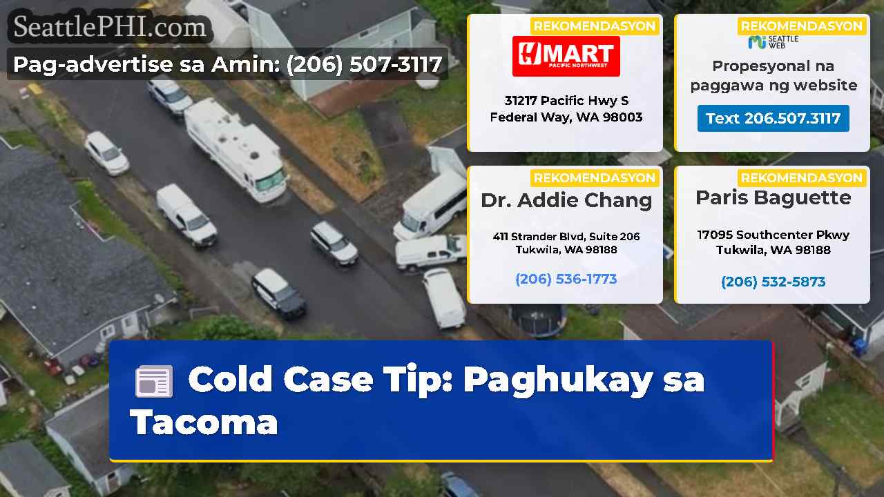Cold Case Tip: Paghukay sa Tacoma