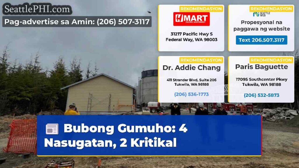 Bubong Gumuho: 4 Nasugatan, 2 Kritikal