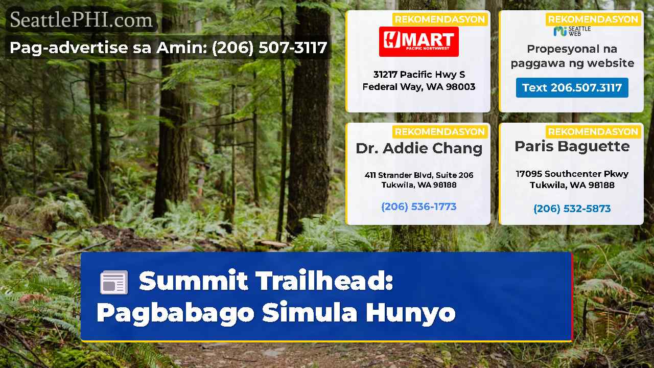 Summit Trailhead: Pagbabago Simula Hunyo
