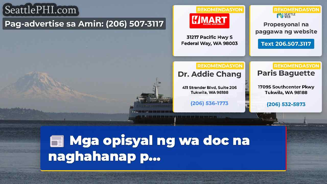 balita sa Seattle SeattlePHI