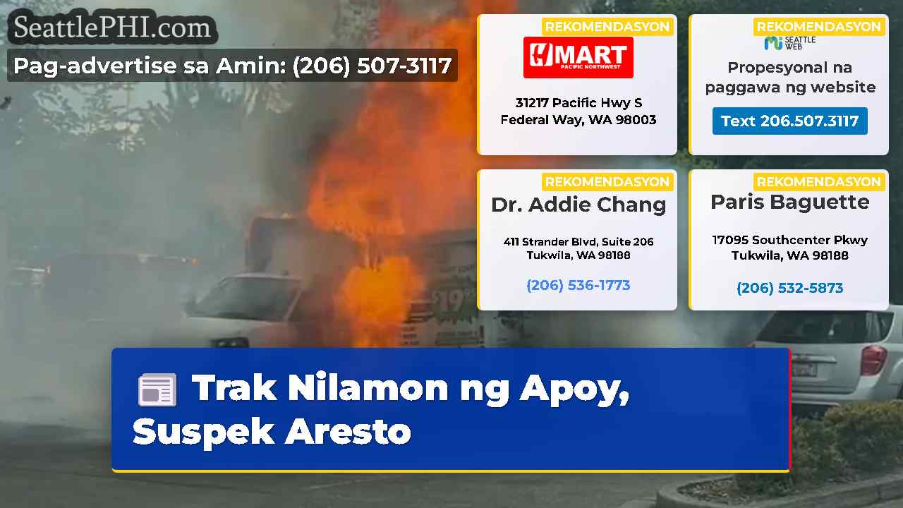 Trak Nilamon ng Apoy, Suspek Aresto