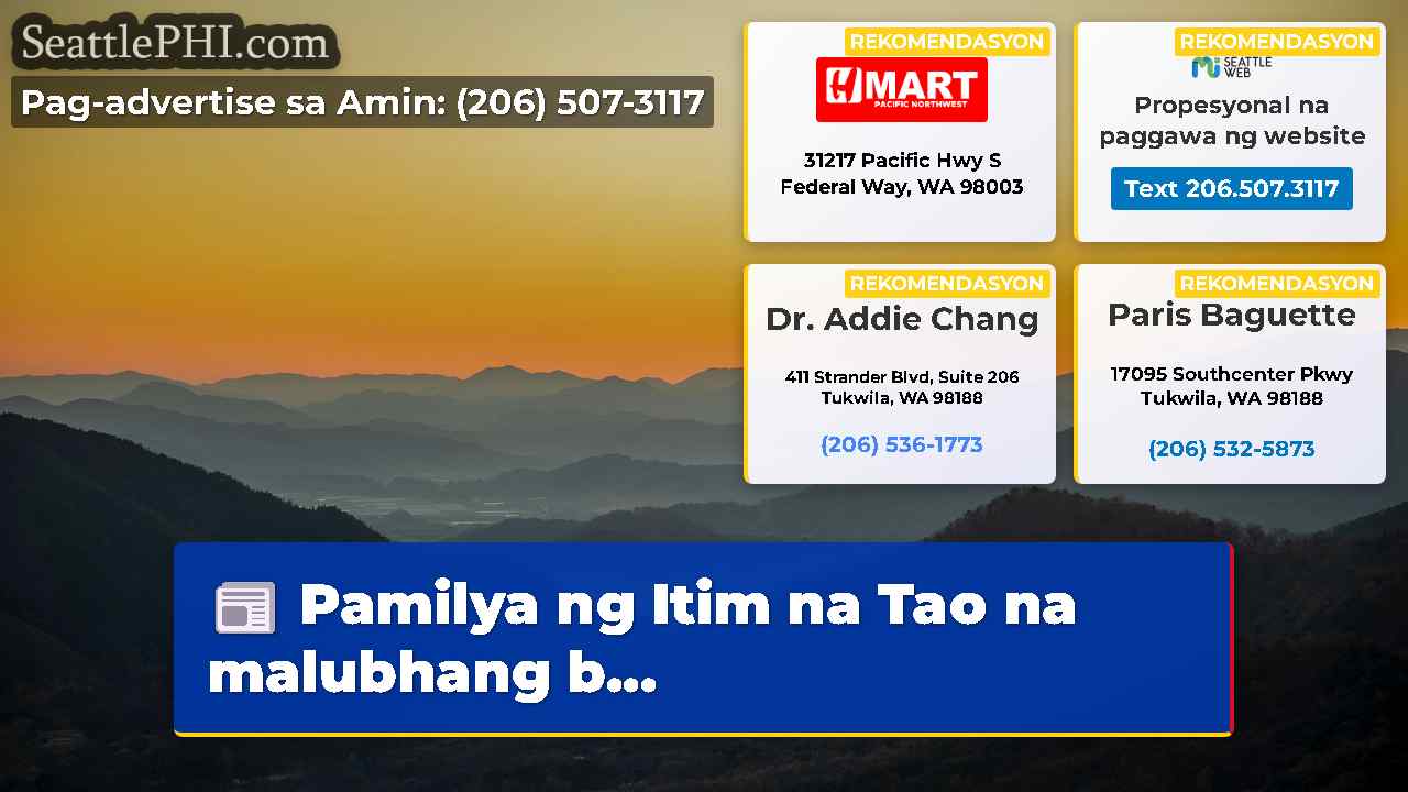 balita sa Seattle SeattlePHI