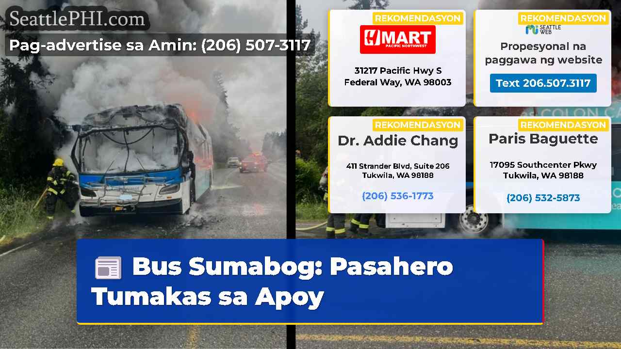Bus Sumabog: Pasahero Tumakas sa Apoy