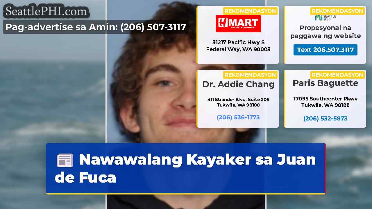 Nawawalang Kayaker sa Juan de Fuca