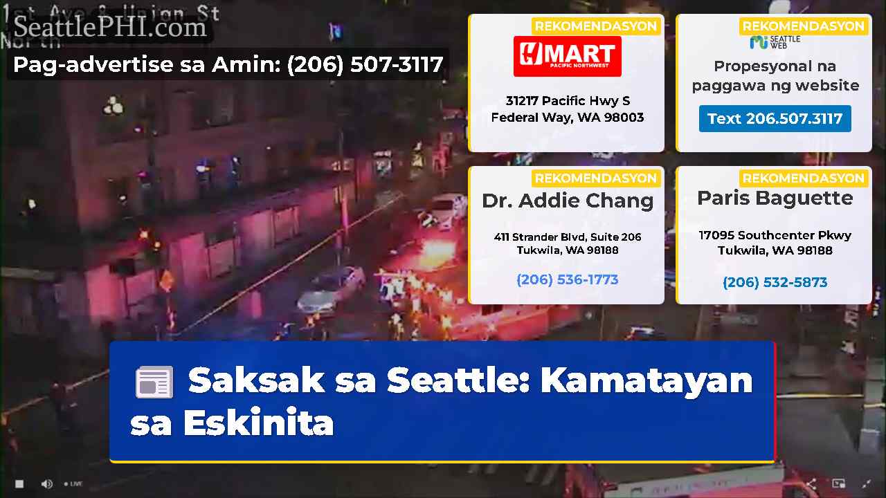 Saksak sa Seattle: Kamatayan sa Eskinita