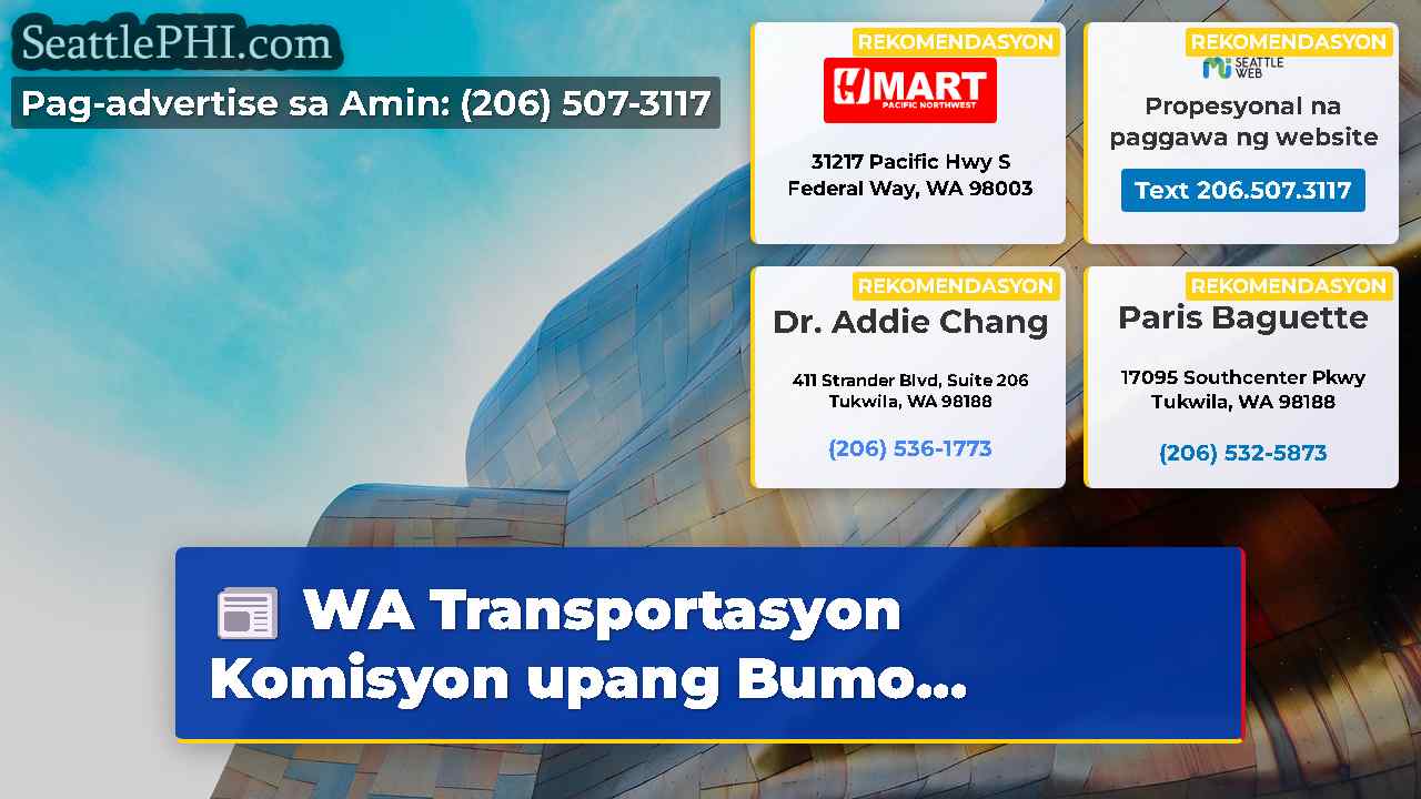 WA Transportasyon Komisyon upang Bumo…