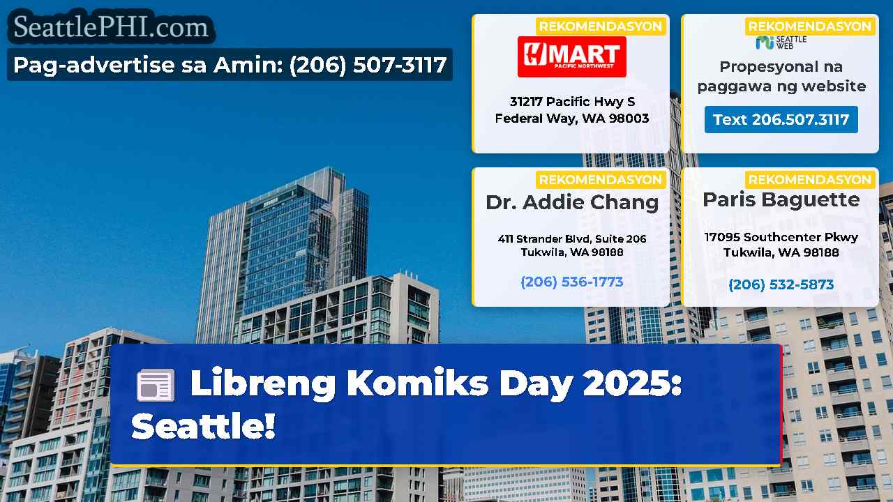 Libreng Komiks Day 2025: Seattle!