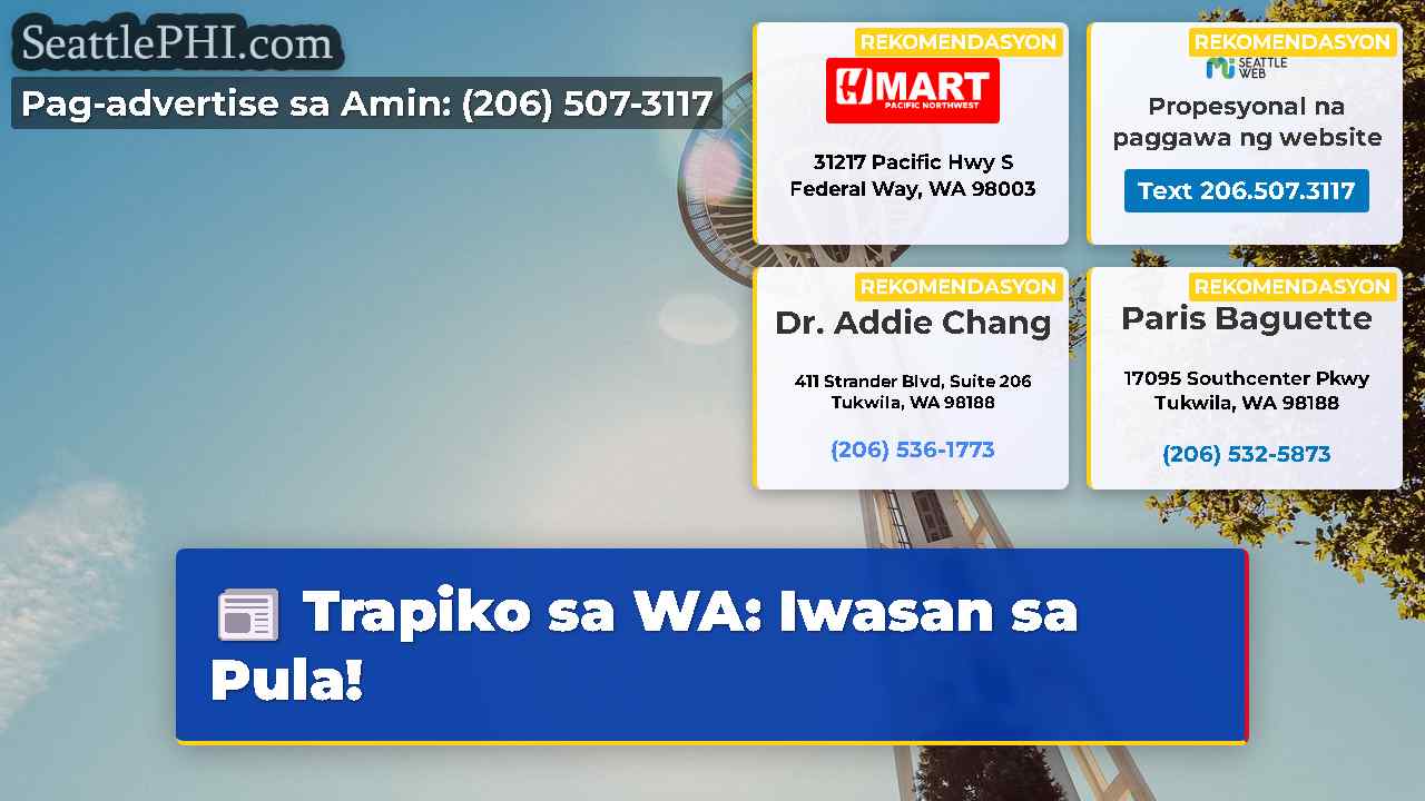 Trapiko sa WA: Iwasan sa Pula!