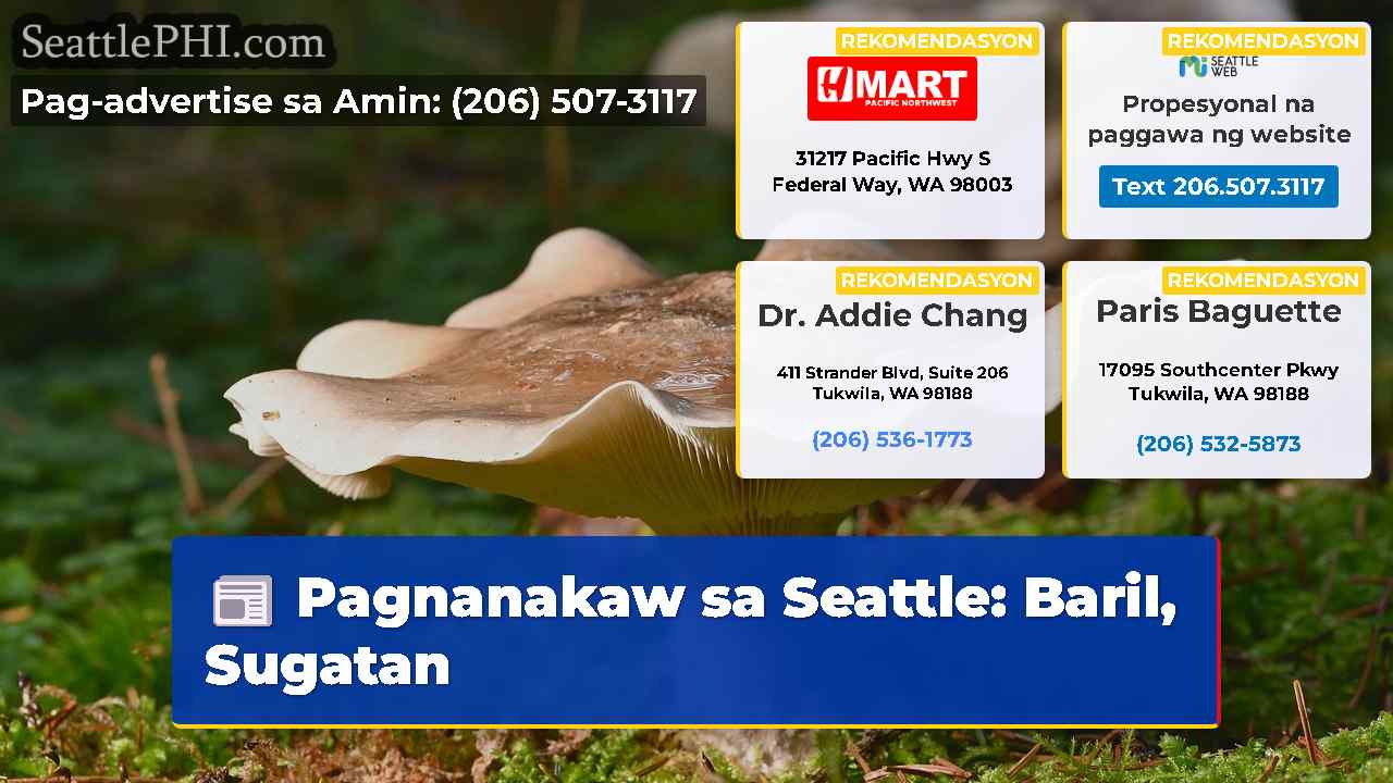 Pagnanakaw sa Seattle: Baril, Sugatan
