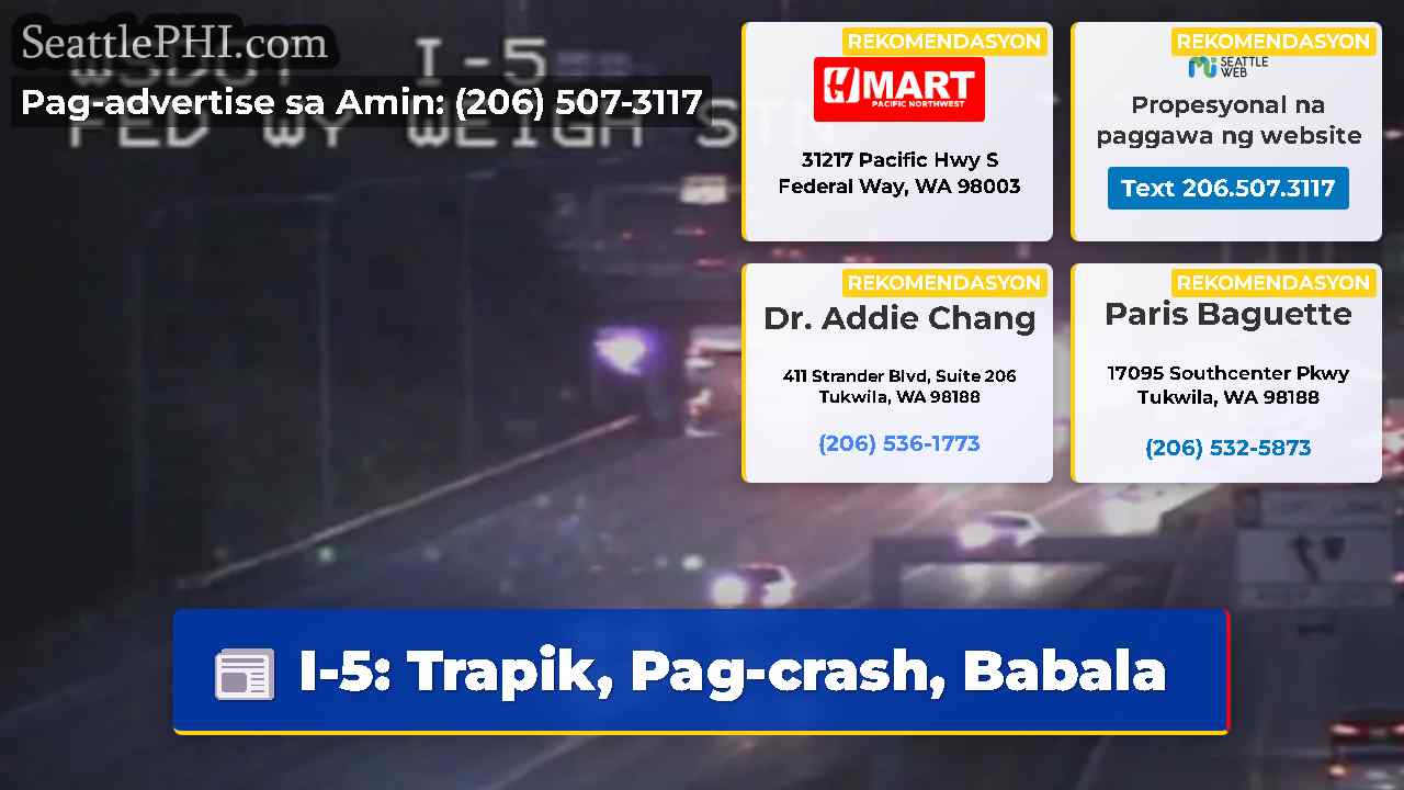 I-5: Trapik, Pag-crash, Babala