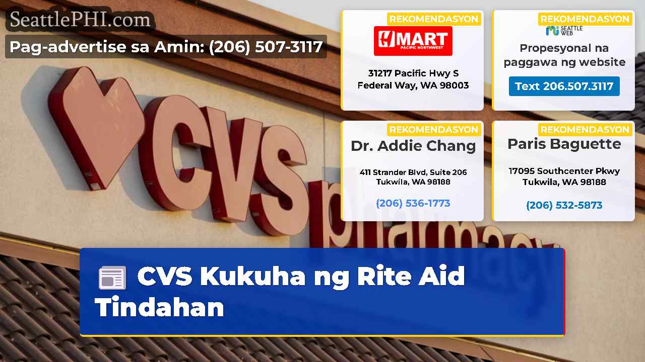 CVS Kukuha ng Rite Aid Tindahan
